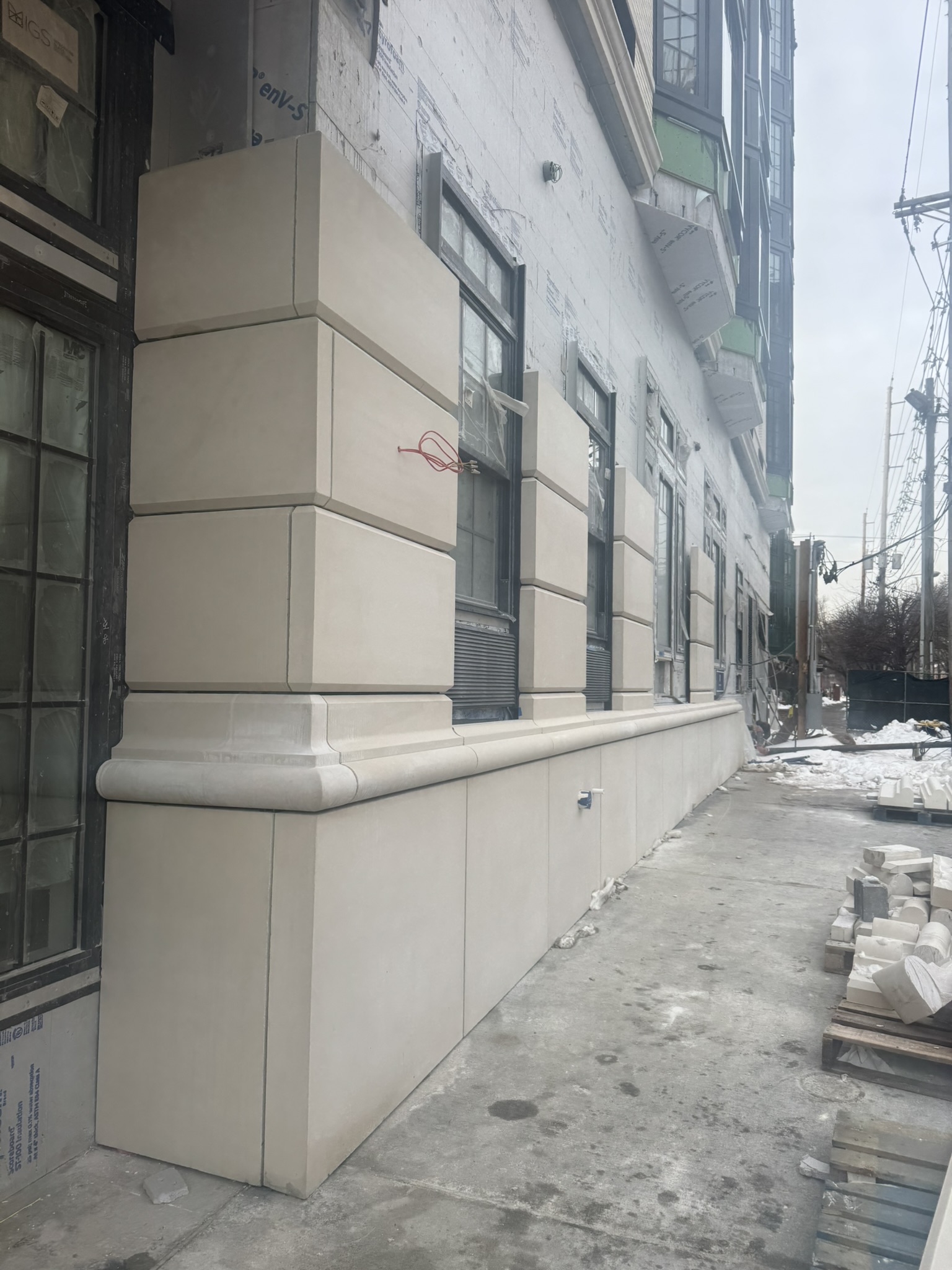 Cast Stone Installation 